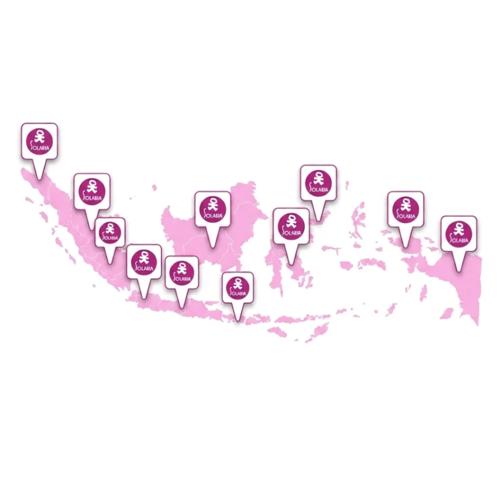 Solaria Indonesia branches montage