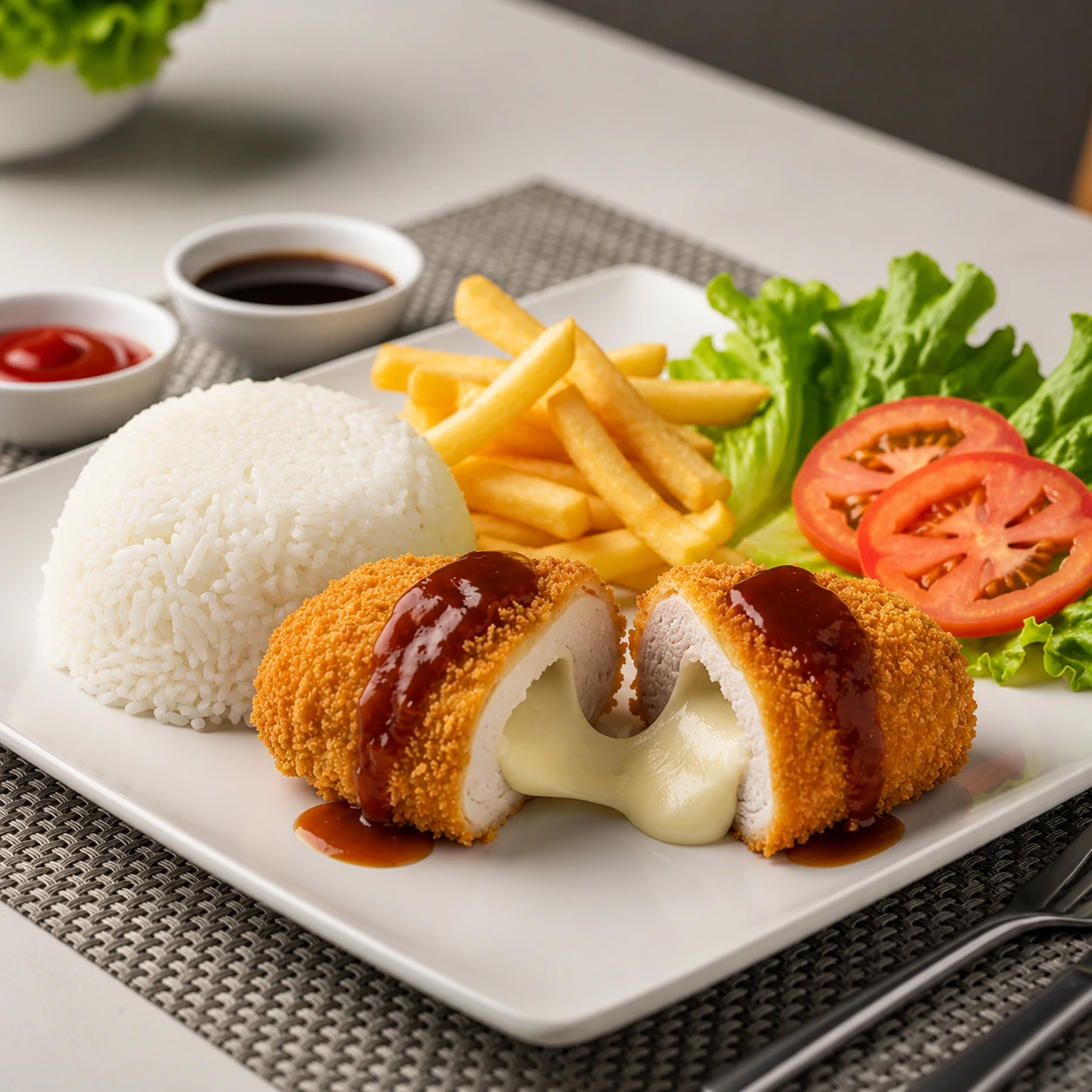 Solaria Family Meals 2026: Paket Keluarga Hemat, Menu Lengkap & Harga Terbaru 4 Chicken Mozarella Nasi