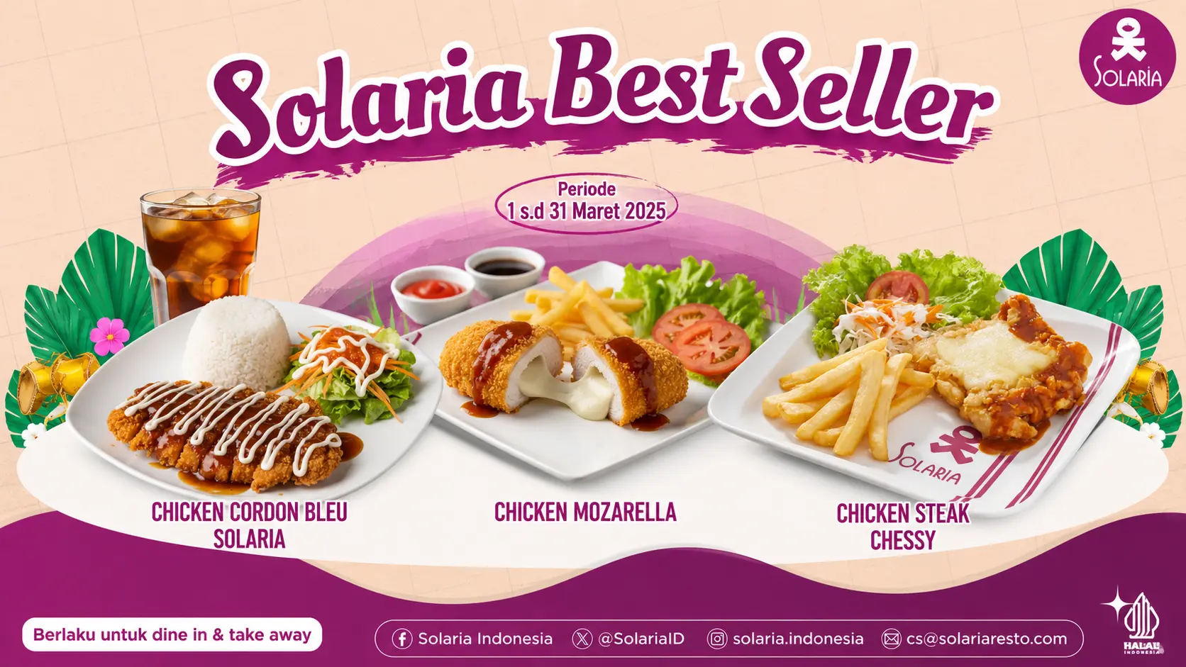 Chicken Cordon Bleu Solaria 2026: Harga, Review, dan Alasan Menu Ini Jadi Favorit 1 Chicken Cordon Bleu Solaria 2026